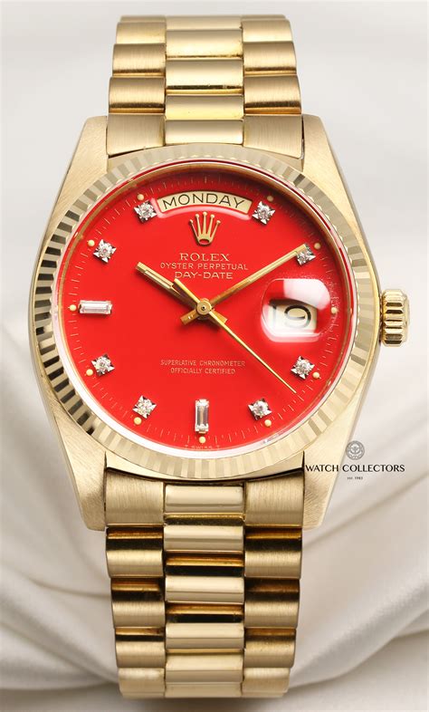 red face rolex gold|rolex datejust red face.